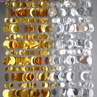 DWELL 10PCS Sequins Hanging Foil Curtains, 1 Meter PVC Sequin Bead Strings, DIY Ornaments Flash Curt