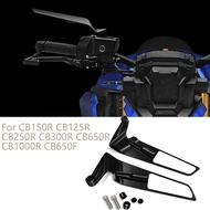 For CB150R CB125R CB250R CB300R CB650R CB1000R CB650FUniversal Motorcycle Mirror Wind Wing side Rear