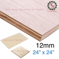 (2ft x 2ft) 12mm Plywood Timber Panel Wood Board Sheet Ply Wood 2’x2’x12mm