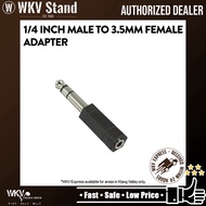 Headphone Adapter 1/4 Inch TRS Male to 3.5mm TRS Female Converter (Headphone Converter/ Earphone Ada