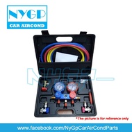 R134 R404 R410 R22 GAS Air Cond Diagnostic A/C Manifold set Gauge Refrigeration meter NYGP