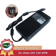 Original EADP-360AB B 360W Delta AC Adapter Charger 24V 15A  4PIN Plug Power Supply