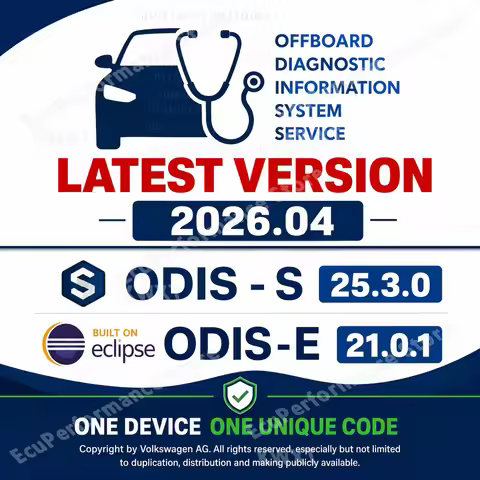 2026 Odis S 25.3.0 ODIS-E21.0.1 Interfaces Supporting DoIP/CAN FD (6154 Series) Volks /wagen Group A