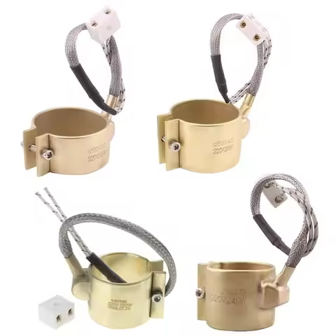 230W Electric Barrel Brass Band Heater Ring Injected Mould Heating for Extruder 40X40/42X40/50X30/50