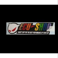Sticker custom ecu shop