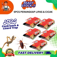 ARS 5pcs Perangkap Lipas dan Cicak roach trap pelekat lipas dan cicak