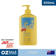 OZSALEGRABBER | Coles SPF 50+ Sunscreen Ultra Pump 500mL