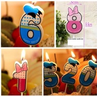 Star/heart shape candles number candles cake topper cake deco CANDLE DESIGN 2