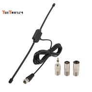 FM Radio Antenna FM F-Head Sheep Horn Antenna for Car FM TV Radio Station 75 Ohms F Female to TV3.5 