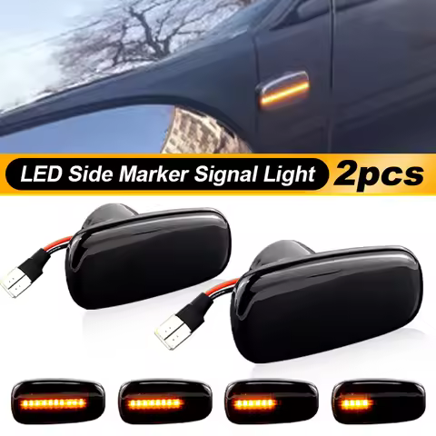 Pair Dynamic Led Front Fender Side Marker Light Turn Signal Lamp For Lexus IS200 IS300 LS430 Toyota 