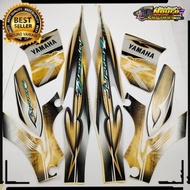 striping yamaha jupiter z silver hitam 2009 2010 stiker  motor