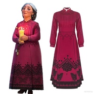 Jason Disney Encanto Cos Mirabel Gradmother Abuela Dress for Kids Adult Cosplay Costume Summer Party