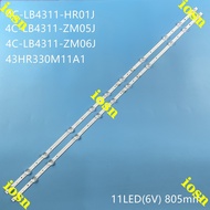 READY STOCK 100% New TCL 43F6F 43L2F 43A260 Toshiba 43U5850C LCD TV Lamp Bar 43V2 43HR330M 4C-LB4311