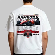 F1 Racing Ferrari Scuderia Ferrari SF26 44 Good Old Man Print Short Sleeve 100% Cotton Men's and Wom