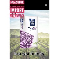 5kg YaraMila 16 16 16 / Baja Subur / Baja Pembesaran