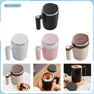 [mojotorw7] Automatic Stirring Mug Rotating with Lid Rechargeable 14oz High Speed Mixing Cup for Tea