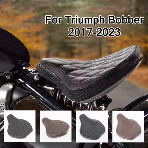 For Triumph Bonnevill Bobber 2017-2024 Front Seat Cushion Rider Solo Seat Cushion Saddle Motorcycle 