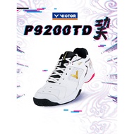 Kasut Badminton Victor P9200TD untuk Lelaki dan Wanita, Potongan Lebar, Menyerap Hentakan, Kasut Lat