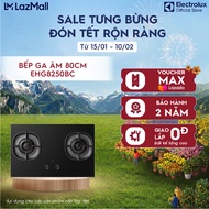 [Giao lắp 0Đ] Bếp ga âm Electrolux EHG8250BC 2 vùng nấu 80cm - Kiềng gang chắn gió tiết kiệm năng lư