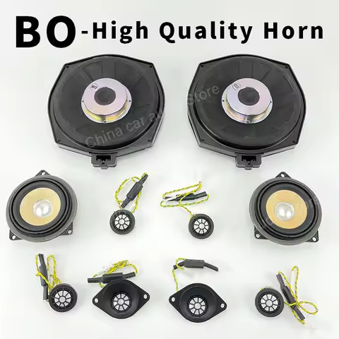 Mid-range and tweeter speakers, center subwoofer, car audio speakers, stereo speakers, suitable for 