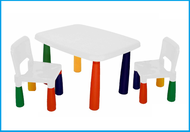 🔰SG SELLER🔰 TOYOGO Rectangular Kids Table with 2 FREE Chair (462F)
