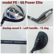 Left Handle Dunlop wood 3 Model PE-66 Power Elite 100% Original - Wthout Cover