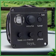Bv✿  Acoustic Guitar Pickup Acoustic Guitar Preamp Piezo Pickup Classic Acoustic Guitar EQ Tuner Pie