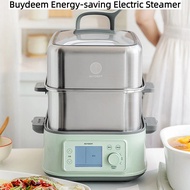 Buydeem Energy-Saving Electric Steamer G76 All-Steel Double-Layer Steamer Large-Capacity Automatic A