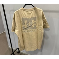 DC Shoes Letter Logo Printed Crew Neck T-Shirt Loose Casual 100% Cotton Popular ins Men's and Women'