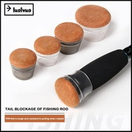 LUOLVUO Fishing Rod Handle Protective , Silicagel Deodorant Rod Bottom Protector,  Rod Bottom Fishin