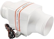 MEROVI 12V In-Line Marine Bilge Air Blower Fan Yacht RV Bus Engine Boat Bilge Ventilation Exhaust 3i