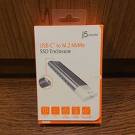 門市全新現貨‼️ j5create JEE256 USB-C to M.2 NVMe SSD轉換外置盒
