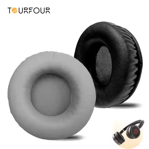TOURFOUR Replacement Earpads for Jabra Evolve 75,65 Headphones Ear Cushion Cover Sleeve Earmuffs Hea