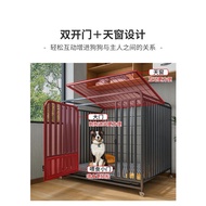 Dog Cage Large Dog Indoor with Toilet Integrated Dog Cage Medium-Sized Dog Home Dog Villa Lador Cage