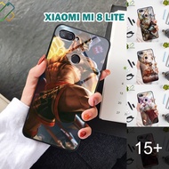 Xiaomi Mi 8 Lite glass case with 3D printed image of General Lien Quan