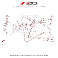 Total Brake Pump (Brake) (F-5-10-B) HONDA Pcx 125 / Pcx 150 (Ww125J Ww150J) (2017-2020) Parts Catalo