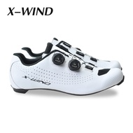 X WIND carbon road bike shoes lock cycling shoes men racing road bike bicycle sneakers professional athletic breathable