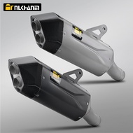 For BMW R1300GS ADV R1300R R1300RS titanium Motorcycle Exhaust Carbon Slip onLine Muffler 60mm Compa