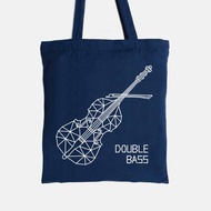 WD 樂器風格手提袋-低音大提琴 經典/夜光