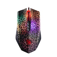 ZZOOI For Bloody A90 A70 4000DPI USB Wired Gaming Mouse Optical Sensor Colorful Glare Gaming Mice Fo