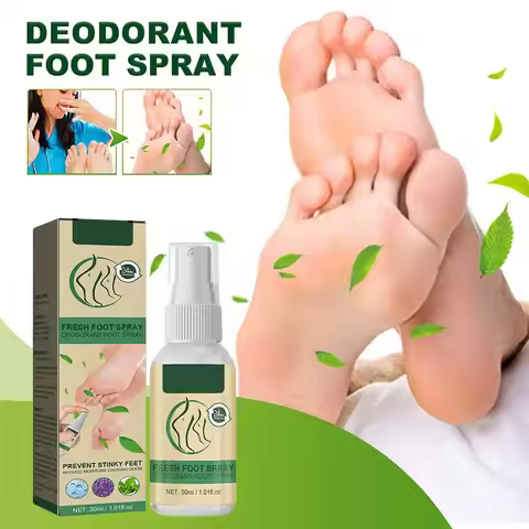30ml Fresh Foot Deodorant Spray Foot Spray Shoe Odor Remover For Sweaty Feet Natural Shoe Deodorizer