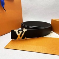 LV Belt New Style All-Match Letter Casual Leather Durable Belt
