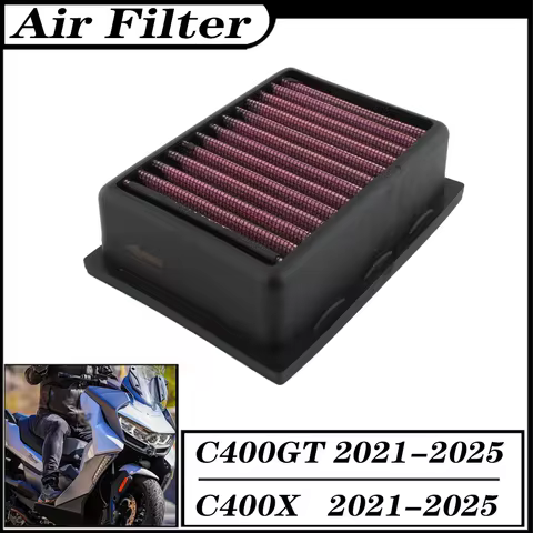 FOR BMW C400GT C400X 2021-2025 C400 GT C 400 X Motorcycle High Flow Air Filter Intake Cleaner