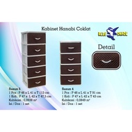 Plastic Wardrobe Multipurpose Wardrobe/ 4-Tier Rattan Wardrobe/