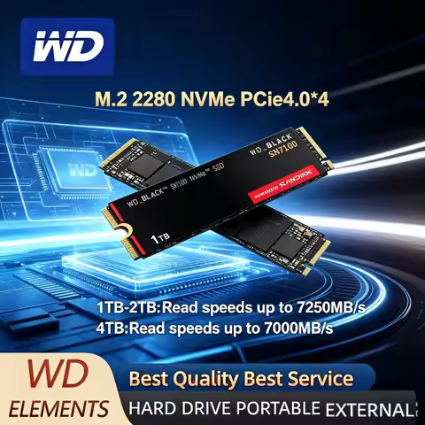 Power WD BLACK SN7100 NVMe SSD M.2 2280 PCIe Gen 4.0 1TB/2TB/4TB Internal SSD Gaming Solid State Dri