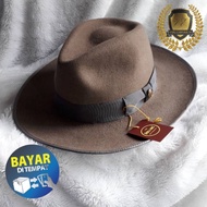 BRIM MEDIUM WOOL IMPORTED FEDORA HAT