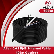 ALLAN Outdoor Cat6 100M Outdoor UTP Cable CCA Cat6e Lan Cable