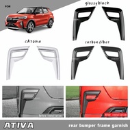 Vemart perodua ativa car rear bumper frame cover garnish accessories