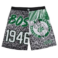 IMPORTED CLASSIC JUMBOTRON BOSTON CELTICS BASKETBALL PANTS