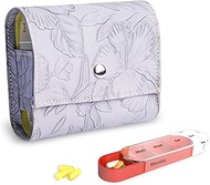 Pill Organizer,LIZIMANDU Weekly Travel Pill Case Box Medication Reminder Daily AM PM, Day Night 7 Co
